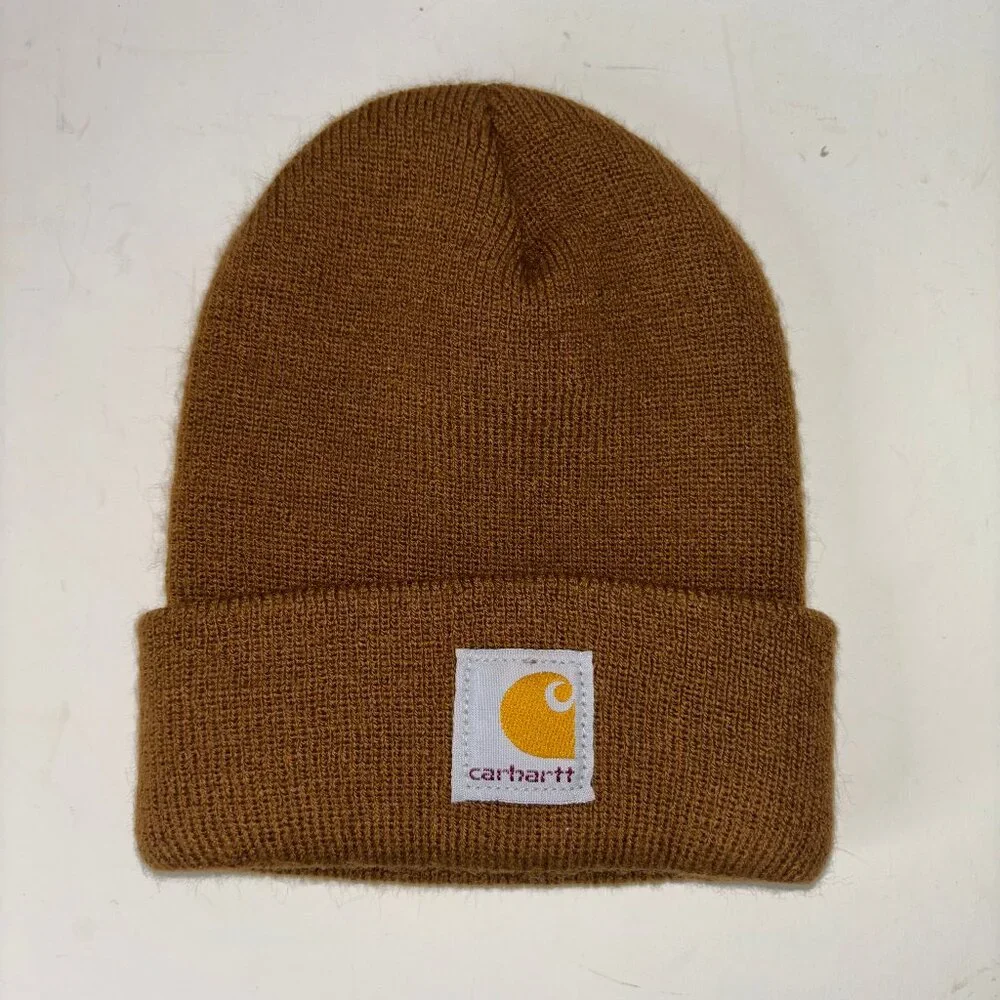 Carhartt Infant Toddler Acrylic Watch Hat Winter Knit Cap Beanie Carhartt Brown